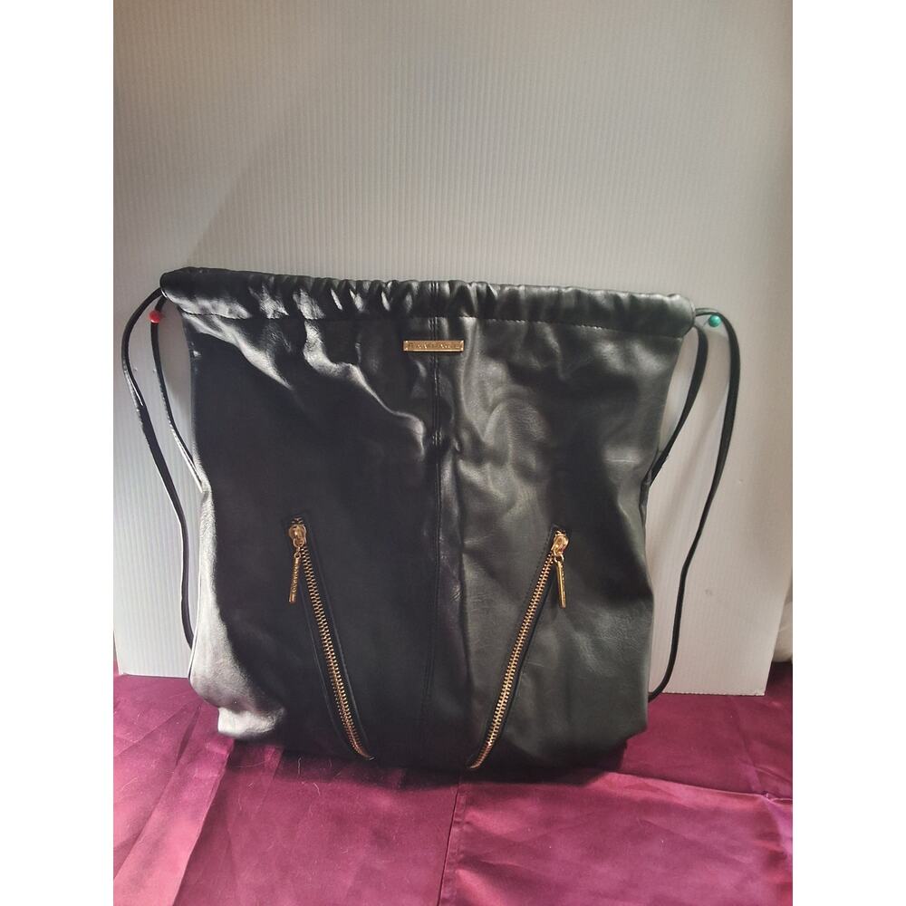 Rampage Draw String Backpack, Leather - image 1